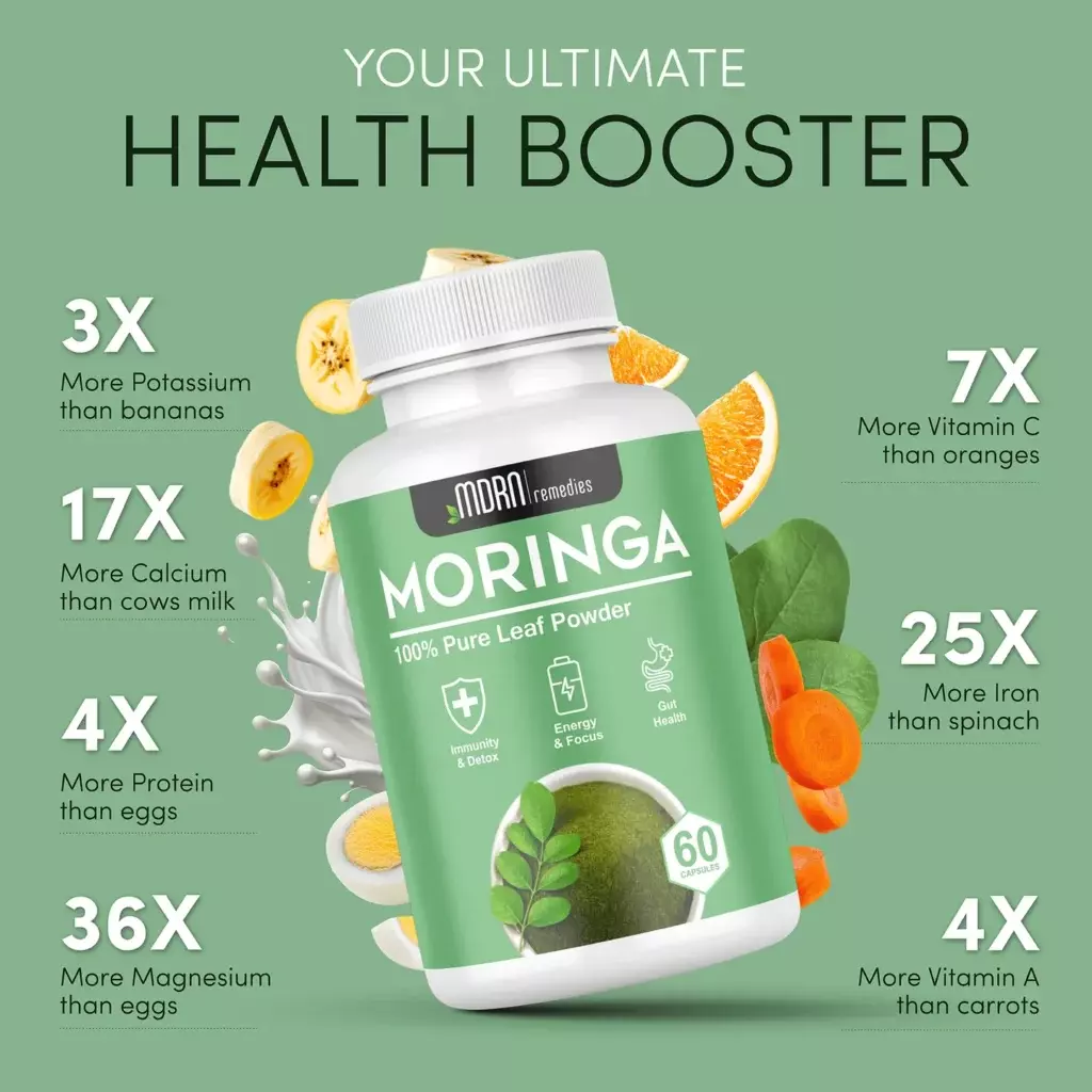 Moringa Magic Leaf Power Capsules 