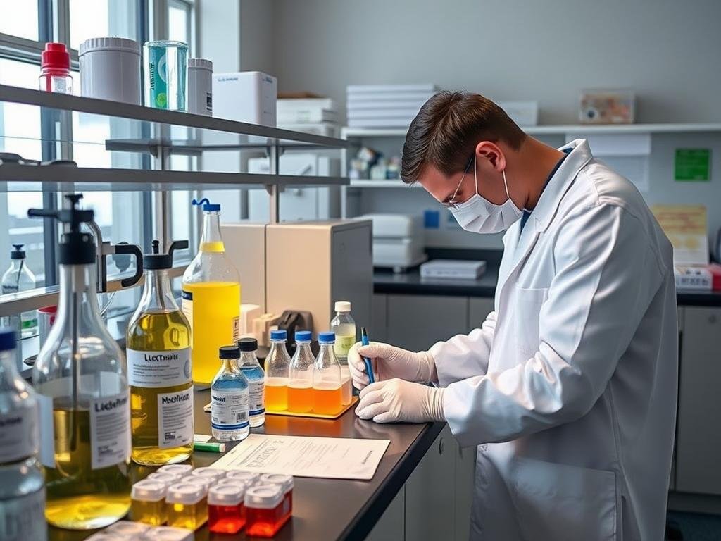 Quality testing of GlucoTonic supplement ensuring safety and purity