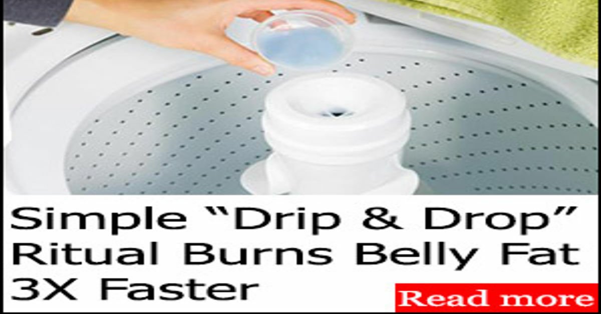 Simple 'Drip & Drop' Ritual Burns Belly Fat 3X Faster