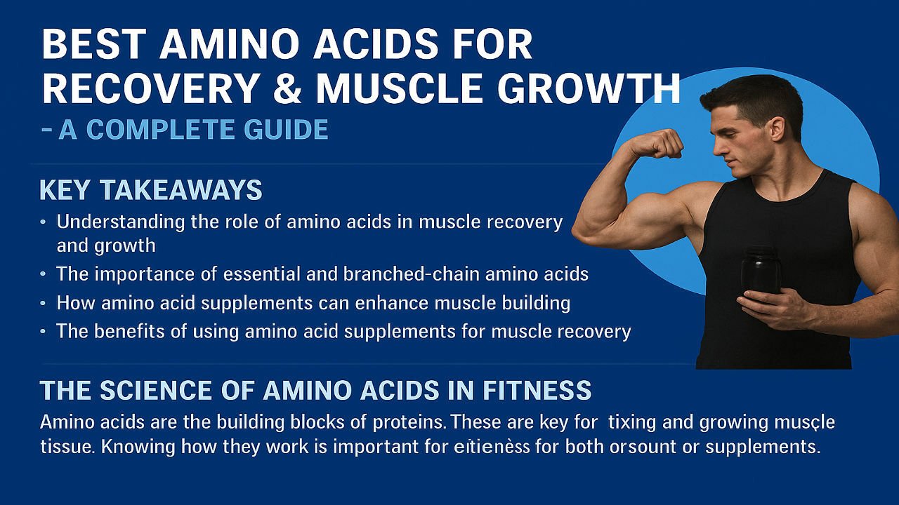 Best Amino Acids for Recovery & Muscle Growth - A Complete Guide