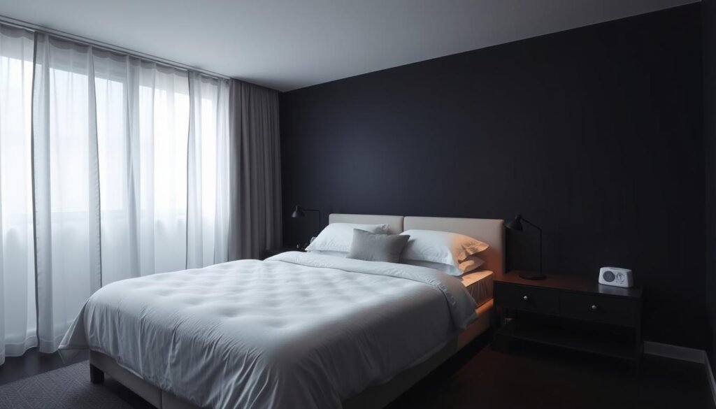 Optimized bedroom environment for better sleep as a science-backed sleep hack Optimized bedroom environment for better sleep as a science-backed sleep hack