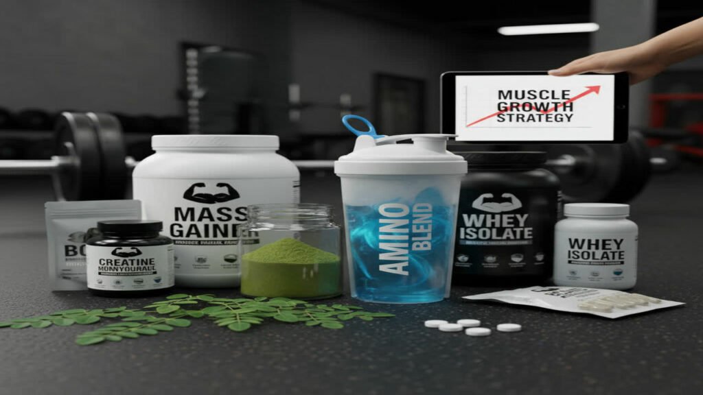 Supplements to Gain Muscle Mass: Effective Picks, Moringa and Aminos (USA) Supplements to Gain Muscle Mass: Effective Picks, Moringa & Aminos